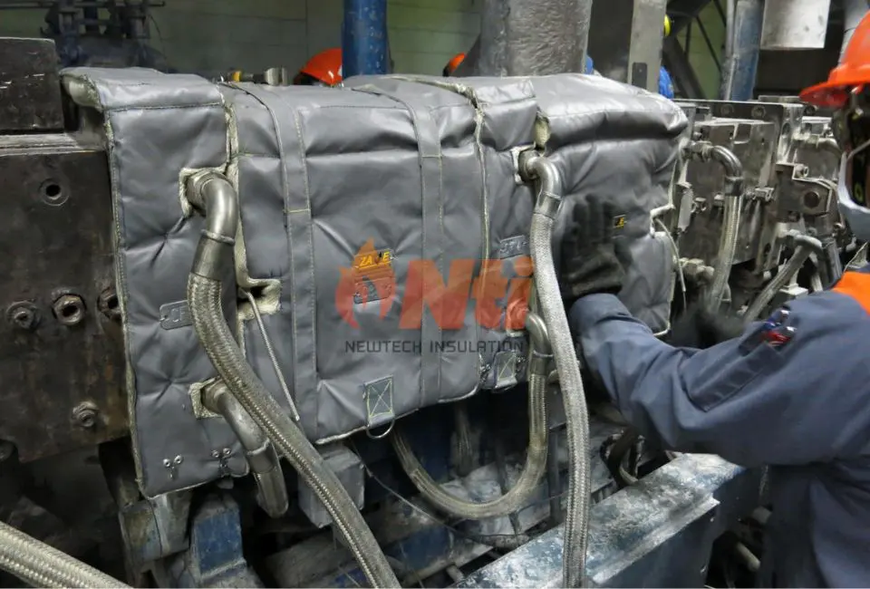 ฉนวนเครื่องเอ็กทรูชั่น Extrusion Machine Insulation ฉนวนกันความร้อน ZAVE นิวเทค อินซูเลชั่น