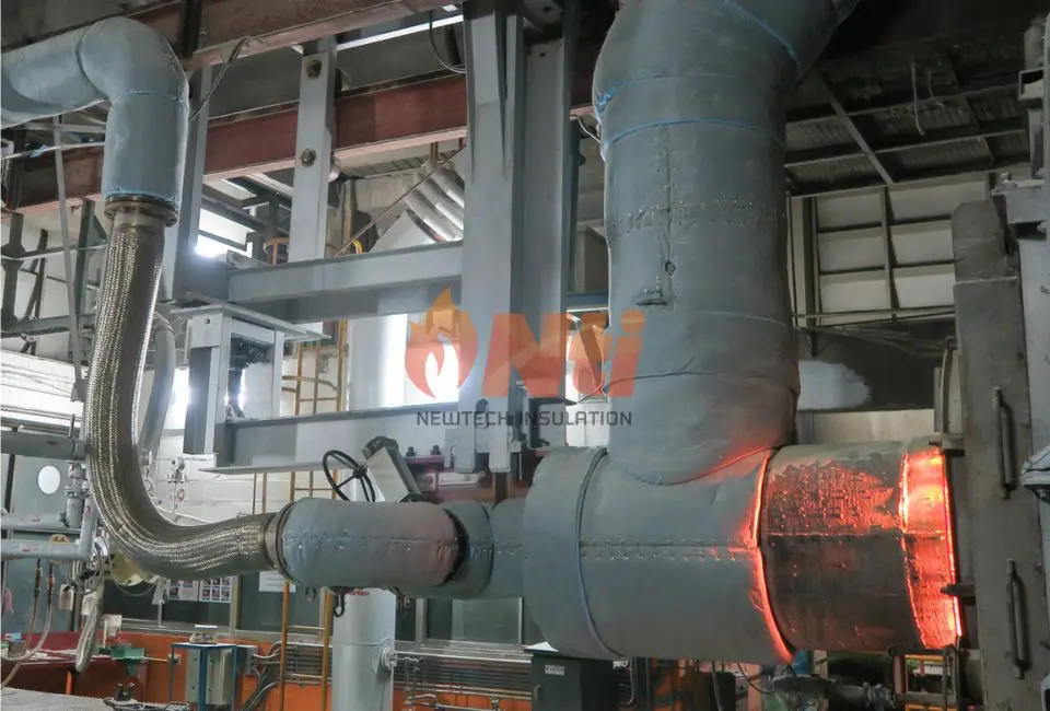 ฉนวนเบิร์นเนอร์ Industrial Burner insulation ฉนวนกันความร้อน ZAVE นิวเทค อินซูเลชั่น cover