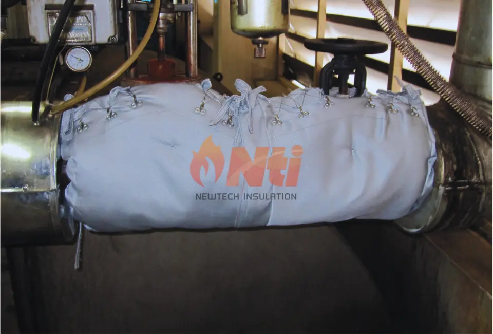 ฉนวนท่อสตรีม Steam pipe insulation ฉนวนกันความร้อน ZAVE นิวเทค อินซูเลชั่น cover