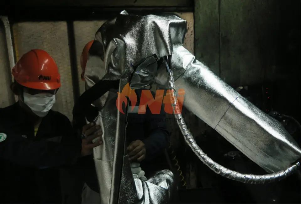 ฉนวนโรบอท Robot insulation ฉนวนกันความร้อน ZAVE นิวเทค อินซูเลชั่น 07